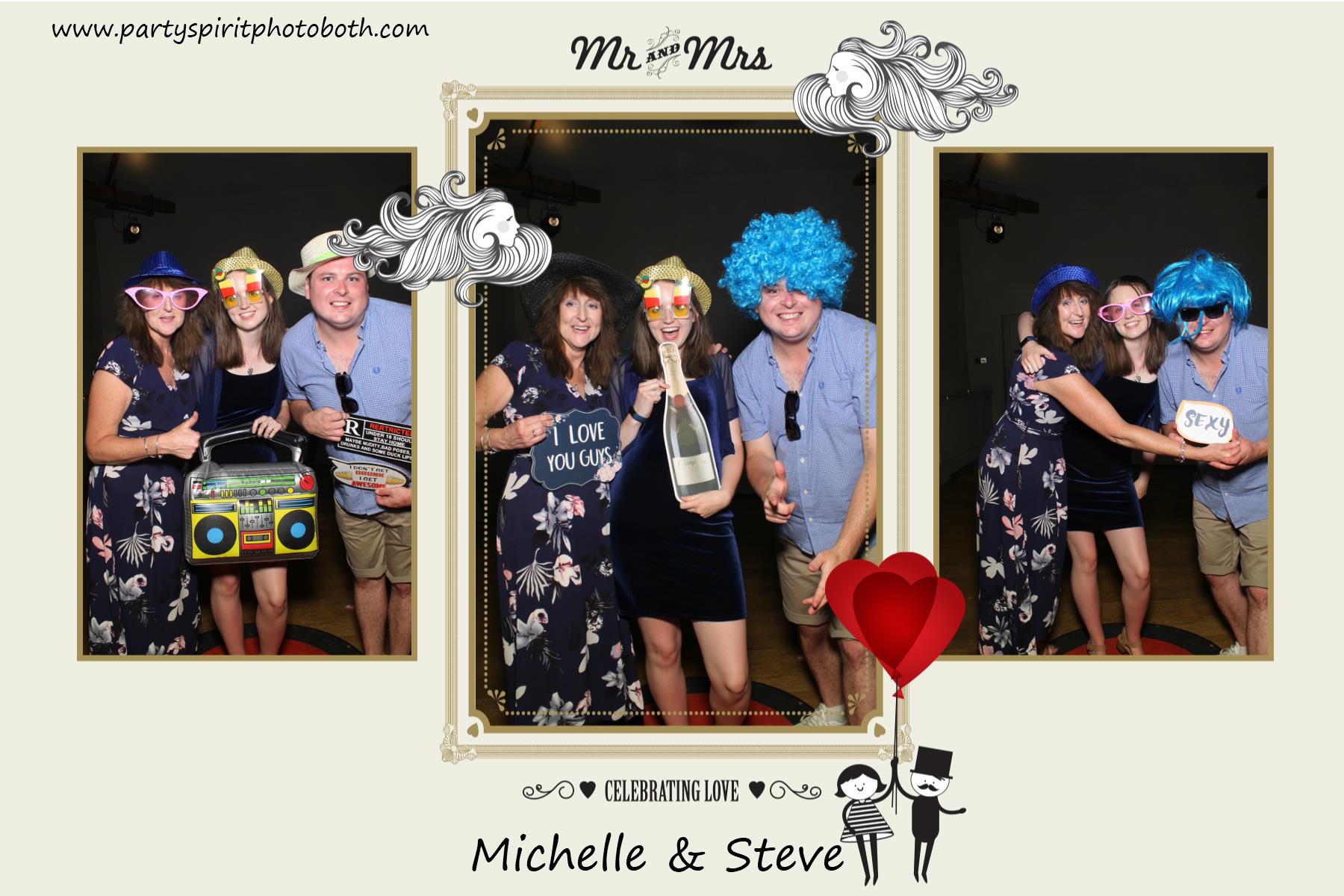 Michelle & Steve Wedding | View more photos from the event at gallery.partyspiritphotobooth.com/u/PartySpiritPhotoBooth/Michelle-Steve-Wedding